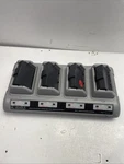 Zebra UCLI72-4 Quad Battery Charger AT16305-8 W/ Batteries No Power Adapter. Fixed Price $55.99.