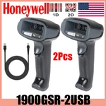 2PCS Honeywell 1900GSR-2USB 2D Area-imaging Handheld Barcode Scanner & Cable. Fixed Price $165.00.