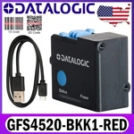 Datalogic Gryphon GFS4520-BK-RED Fixed Mount 2D Barcode Scanner With Usb Cable. Fixed Price $152.00.