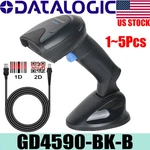 Datalogic Gryphon GD4590-BK-B Handheld 1D 2D Usb Barcode Scanner Reader W/ Base. Fixed Price $178.00.