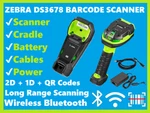 Zebra DS3678-ER3U4212SVW Wireless Bluetooth Long Range 2D/1D Barcode Reader!. Fixed Price $598.99.