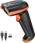 Tera 1D 2D Qr Barcode Scanner Wireless And Wired With Battery Level Orange. Fixed Price $57.99.
