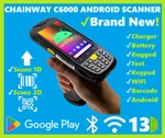 Chainway C6000 Android 13 Pistol Grip Barcode Reader, Zebra 2D/1D/QR Scanner!. Fixed Price $498.00.