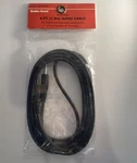 Radio Shack 6FT (1.8M) Audio Cable - Black. Fixed Price $9.00.
