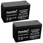 2X 12V 9AH Sla Rechargeable Battery For Emergency Lighting Atv Ups Surge. Fixed Price $48.56.