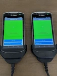 Pair Of Zebra TC520K Scanners With Charger And Cases Seller Refurbished. Fixed Price $519.00.