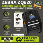 Zebra ZQ620 Mobile Wireless Label Printer W/ Battery, Charger, Belt Clip!. Fixed Price $298.00.