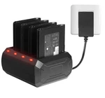 4-SLOT Battery Charging Cradle With Adapter For Zebra Barcode Scanner Power. Fixed Price $39.99.