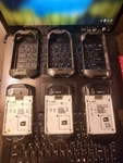 Lot Of 3 Zebra Scanners, 2 TC510K & TC56CJ. Clean, Need Reset, W/battery+ Case. Fixed Price $119.99.