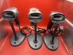 Lot Of 3 Honeywell Voyager Scanner Kit 1470G2D-2USB-1-R W/stand. Fixed Price $128.24.