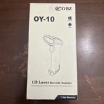 Usb 1D Laser Barcode Scanner Obz OY-10 Mini Wired 7" Long. Fixed Price $19.99.