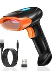 Kuiiyer Bluetooth Scanner, Wireless 2D Qr 1D Scanners Handheld. Fixed Price $12.74.