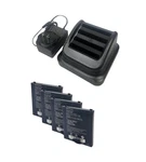 Chainway 4-SLOT Battery Charger + (4) Batteries, CRD-C66-MBC J295!. Fixed Price $249.99.