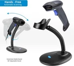 Open Box,netum Bluetooth 2D Barcode Scanner With Stand 2.4G Wireless &. Fixed Price $31.99.