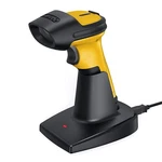 Inateck 1D Wireless Barcode Scanner Reader With Charging Base P6 YELLOW+BS04001. Fixed Price $99.98.