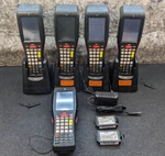 7 X Nec Handheld Terminal Scanner Model S1635-01 W/ Battery, Dock, Ac Adapter. Fixed Price $34.99.