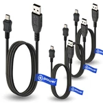 4 X Pcs Usb Cable For Eclipse / Ectaco Ereader Jetbook Burgundy Ematic Eglide. Fixed Price $9.99.