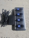 Intermec AC7 852-908-001 12V 2.4A 4-BAY Battery Charger W/ Adapter. #X18. Fixed Price $36.84.