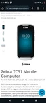 Zebra TC510K-1PAZU4P-US Touch Computer Barcode Scanner. Fixed Price $180.00.