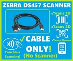 Zebra DS457-SR20009 Fixed Mount Handsfree Automatic Barcode Scanner 2D/1D/QR!. Fixed Price $38.00.