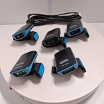 Airtrack SR2 Ring Barcode Scanner Lot Of 5 Bluetooth Wireless + New 10FT Cords. Fixed Price $45.95.