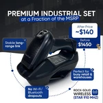 Long Range Retail Barcode Scanner W/kit - Similar To Datalogic Powerscan PBT9300. Fixed Price $99.64.