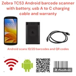 Zebra TC53, TC5301-0T1K6B1000-NA, Mobile Handheld High Memory 8/128GB Ext Range. Fixed Price $1199.00.