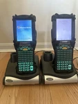 2SYMBOL Motorola MC9090-GJ0JBEGA2WR Wireless Barcode Scanner With Battery. Fixed Price $150.00.