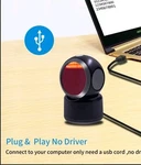 Symcode 2D Qr Desktop Barcode Scanner 360DEGREE Omnidirectional Usb Reader. Fixed Price $20.00.