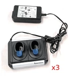 Lot Of 3 Intermec AC6 852-907-001 2-BAY Battery Charger 12V 1.2A Power Adapter. Fixed Price $50.99.