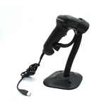 Netum Usb Barcode Scanner 1D Laser Wired Handheld Black Reader W/ Stand & Manual. Fixed Price $19.78.