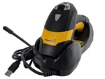 Datalogic Powerscan M8300 910MHZ Radio Barcode Scanner W/BC-8030 Base & Usb Cord. Fixed Price $291.51.