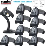 Symbol Zebra LS2208 1D GS1 Handheld Barcode Scanner W/ Stand+usb Cable Lot. Fixed Price $360.00.