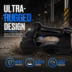 Wireless 2D Qr Barcode Scanner W/kit Similar To Datalogic Powerscan PM9600-HP. Fixed Price $173.69.