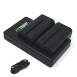 Wasabi Power Battery (2-PACK) And Usb-c Dual Charger For Sony NP-F330, NP-F530,. Fixed Price $29.99.