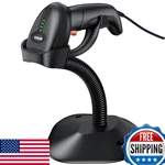 Symcode Usb 1D Barcode Scanner With Stand Handheld Wired Laser Reader. Fixed Price $30.93.
