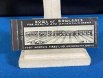 Bowlane's Bowling Alley Fort Worth Texas Vtg Matchbook Cover LT#54. Fixed Price $5.95.