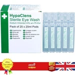 Hypaclens Sterile Eye Wash Pods Safety First Aid E401APK25. Fixed Price $28.75.