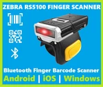 Zebra RS5100 Wireless Bluetooth Finger Barcode Scanner 2D/1D/QR Code, RS51B0!. Fixed Price $329.00.