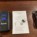 Eyoyo Mini 1D Wireless Barcode Scanner Bluetooth 3-IN-1 &2.4G. Fixed Price $30.00.