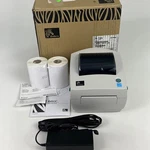 Zebra GC420D Direct Thermal 4X6 Barcode Printer Usb W/ Labels And Box. Fixed Price $225.00.