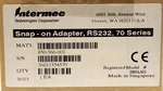 Intermec Honeywell 850 566 001 Snap-on Adapter RS232 70 Series Model 1000AA03. Fixed Price $65.00.