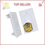 Data Comm Electronics 45-0014-WH 1-GANG Cable Wall Plate W/ Flexible Opening, Lo. Fixed Price $14.34.