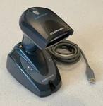 Datalogic Quickscan M2 Barcode Scanner Kit - Gun, Charging Cradle, & Usb Cable. Fixed Price $119.95.
