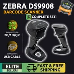 Zebra DS9908-DL00004ZZNA 2D/1D/QR Barcode Scanner, Usb Cable, Parse!. Fixed Price $217.36.