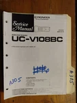 Pioneer UC-V108BC Service Manual Original Book Barcode Reader. Fixed Price $25.00.