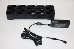 Zebra SAC-MC33-20SCHG-01 20-SLOT Battery Charger Cradle W/ Adapter. Fixed Price $219.99.