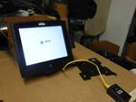 Zebra Symbol Motorola MK4000-A30PZ0GWTWR Kiosk Scanner W/ Card Reader & Mount. Fixed Price $279.99.