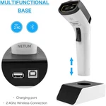 Netum Bluetooth 2D Barcode Scanner DS7500 Automatic Wireless Qr Reader. Fixed Price $71.99.