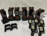 Lot Of 6 Alien ALR-H450 Rfid Reader Mobile Computer W/ Grip & Charging Base. Fixed Price $2000.00.